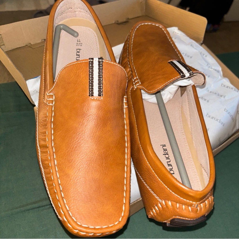 Classic Tan Slip-On Loafers for Men
